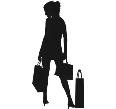 Wandtattoo Shoppen - TenStickers