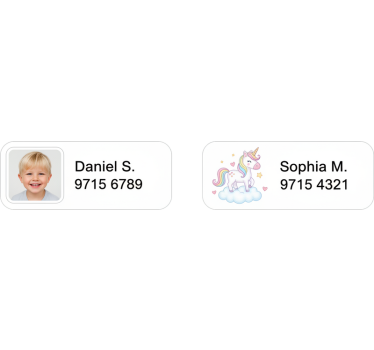 Wandtattoo kinderzimmer individuelles kinderlabel - TenStickers