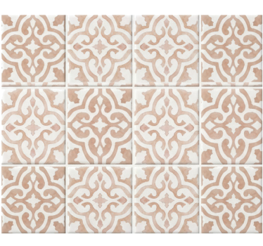 Fliesenaufkleber pink wiederholendes mediterranes design - TenStickers