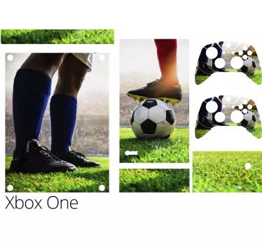 Xbox skin fußball kick spiel - TenStickers