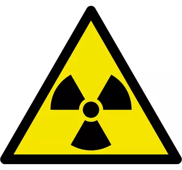 Wandtattoo Badezimmer Aufkleber Radioaktivität - TenStickers