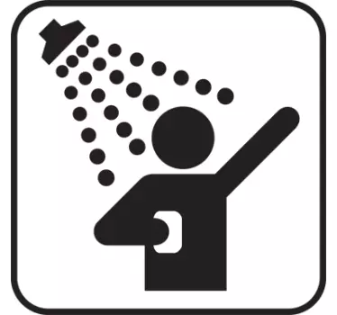 Dusche Sticker - TenStickers