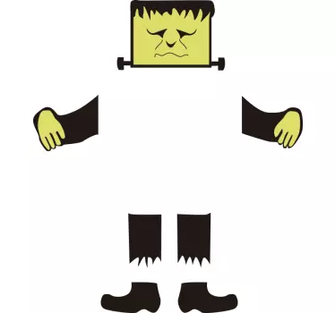 Lichtschalter aufkleber frankenstein figur wand - TenStickers