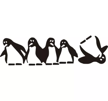 Cayo pinguin Kühlschrank Folie - TenStickers
