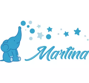 elefantwandtattoos für Babys - TenStickers