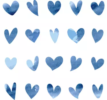 Herz wand liebe wandaufkleber - TenStickers