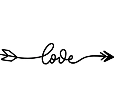 liebe im nordischen stil wandtattoo - TenStickers