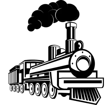Tuning Aufkleber dampflokomotive - TenStickers