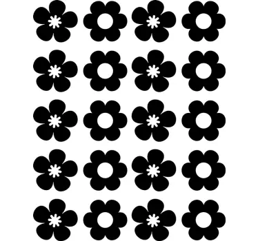 Wandtattoo blumen botanisches arrangement - TenStickers
