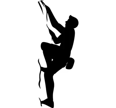 Kletterer Extremsport wandtattoo - TenStickers