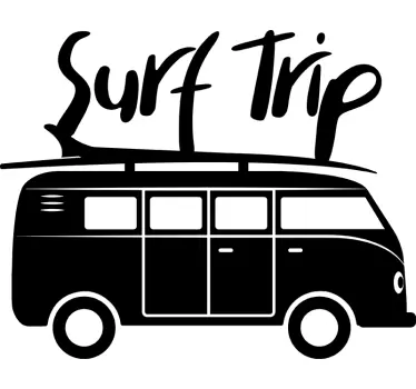 Wandtattoo extremsport surftrip fahrzeug - TenStickers