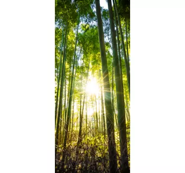 Wald kreativer Türaufkleber - TenStickers