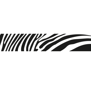 Fahrrad Sticker Nachahmung der Zebrahaut - TenStickers