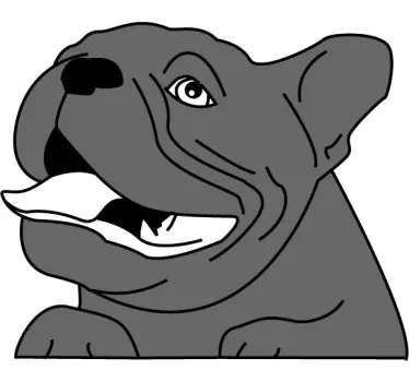 Aufkleber Auto Entzückender Hund - TenStickers