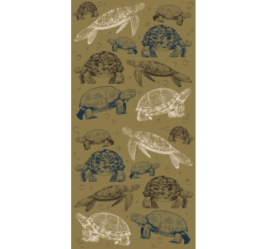 Kühlschrank Folie Schildkröte Illustrationen - TenStickers