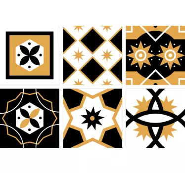 Fliesenaufkleber geometrische mustersammlung - TenStickers