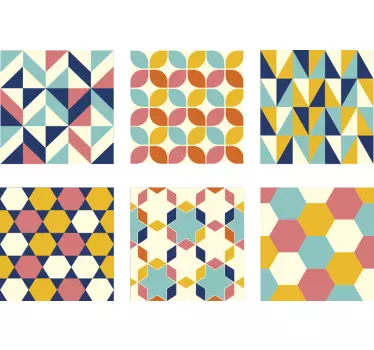 Fliesenfolie Retro Vibes - TenStickers