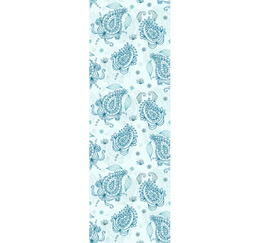 Kühlschrank Folie Paisley-Muster - TenStickers