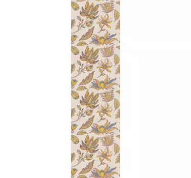 Kühlschrank Sticker Paisley blumenset - TenStickers