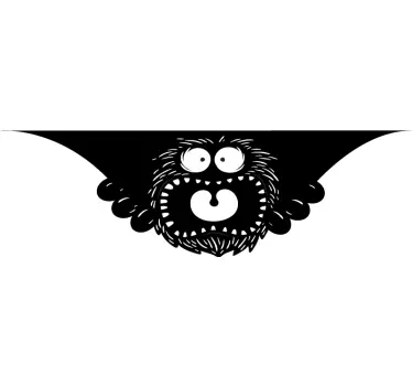 Wandtattoo Badezimmer Spähen Sie eine Boo-Toilette - TenStickers