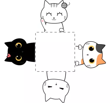 Wandtattoo Lichtschalter Verschiedene katze lichtschalter - TenStickers