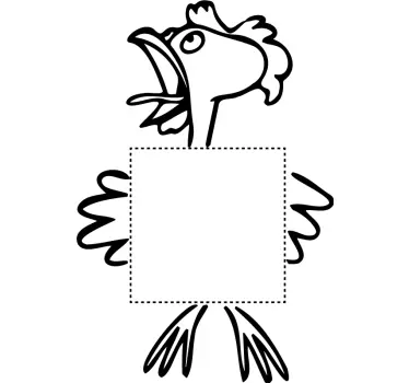 Wandtattoo Lichtschalter Zerquetschter schwanz - TenStickers