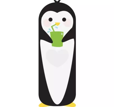 Pinguin Kühlschrank Sticker - TenStickers