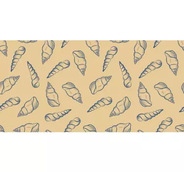 Wandtattoo natur muschelmotiv komposition - TenStickers