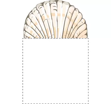 Lichtschalter Aufkleber muschellichtschalter - TenStickers