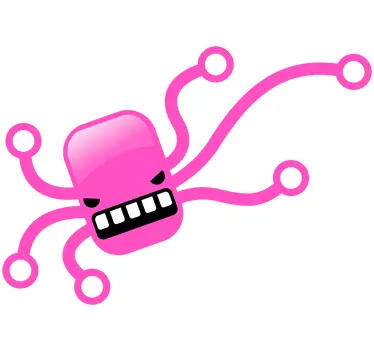Tintenfisch Laptop Aufkleber - TenStickers