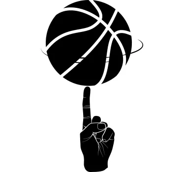 Wandsticker Basketball Basketballfinger - TenStickers
