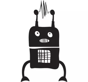 Wandtattoo Kinderzimmer Alien Roboter - TenStickers