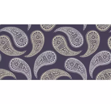 Wandtattoo Ornament elegantes paisley-muster - TenStickers