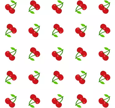 Wandtattoo Blumen kirschmuster-design - TenStickers