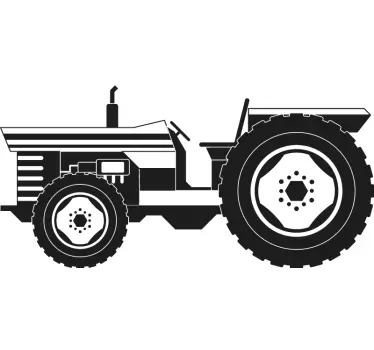 Aufkleber Auto Vintage traktor - TenStickers