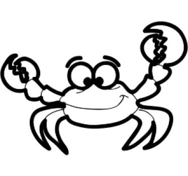 Krabbe Aufkleber - TenStickers
