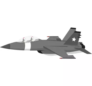 Tuning Aufkleber kampfjet-design - TenStickers