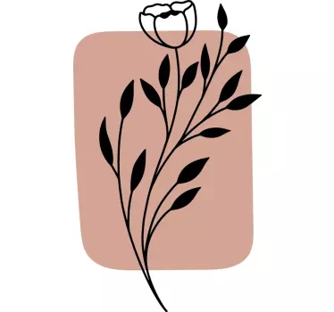 Wandtattoo blumen stilvolle florale akzente - TenStickers