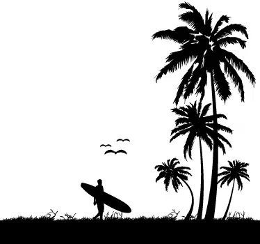 Surfers Paradise Aufkleber - TenStickers