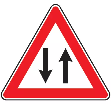 Gegenverkehr Sticker - TenStickers