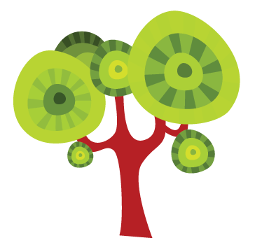 Wandtattoo Baum Kinderzimmer - TenStickers