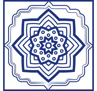 Fliesenaufkleber mit komplexen geometrischen mustern - TenStickers