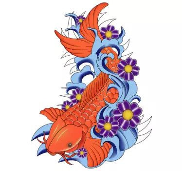 Koi Fisch Aufkleber - TenStickers