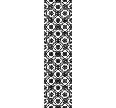 Wandtattoo ornament filigrane blumenkomposition - TenStickers