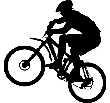 Wandtattoo extremsport radfahrer bei stunt - TenStickers