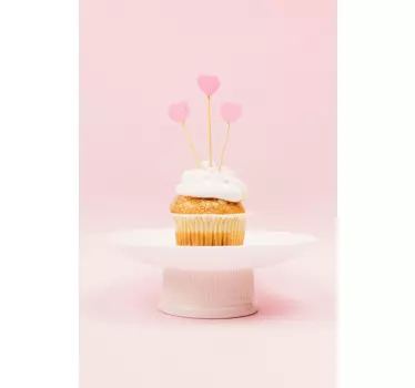 Kühlschrank Folie cupcake-genuss - TenStickers