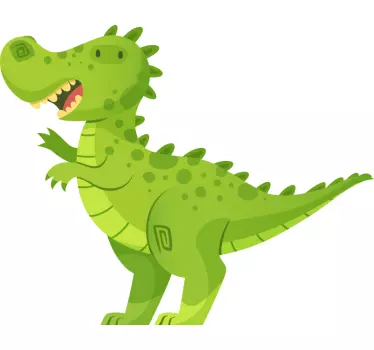 Wandstickers Kinderzimmer Cartoon grüner dinosaurier - TenStickers