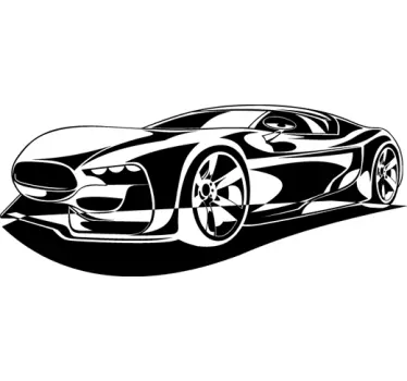 Sportwagen Aufkleber - TenStickers