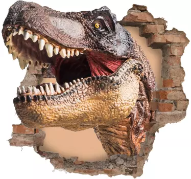 Dino Aufkleber 3d-dinosaurier-effekt - TenStickers
