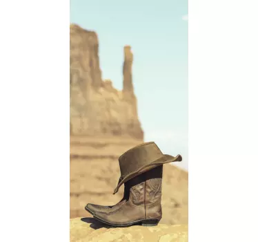 Kühlschrank Folie Cowboystiefel - TenStickers